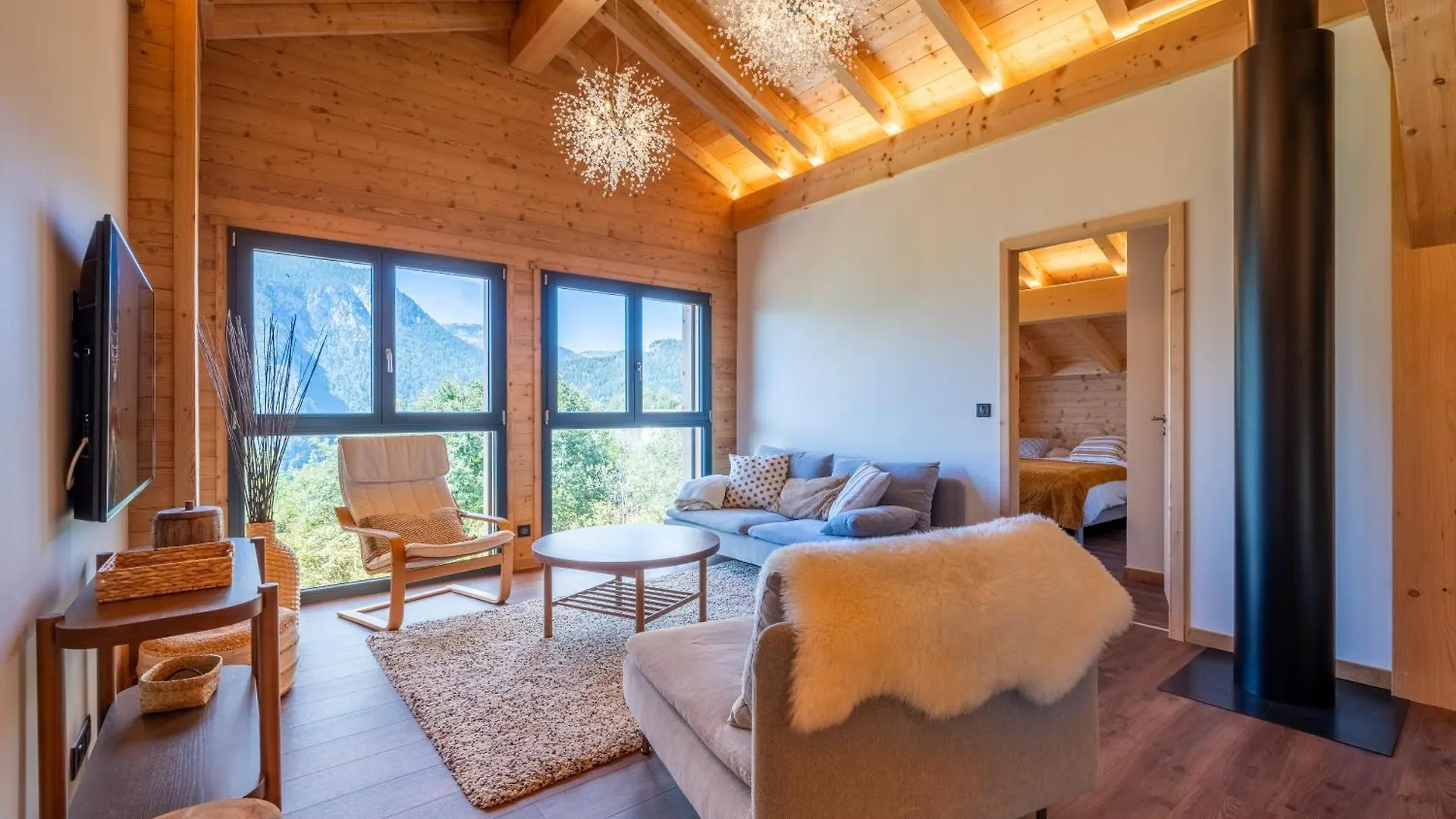 Chalet Le Domen 10 Personnes Avec Vue Saint-Jean-de-Sixt